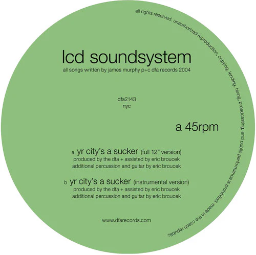 LCD Soundsystem: Yr City's a Sucker