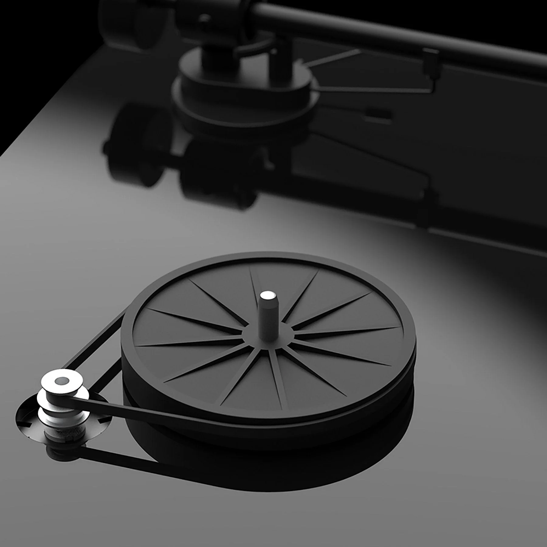 Pro-Ject: T1 BT Bluetooth Turntable - Walnut - (Open Box Special)