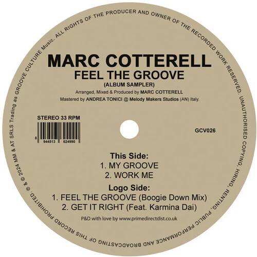 Cotterell, Marc: Feel The Groove