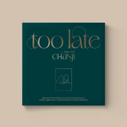 Chunji ( Teen Top ): Too Late -5pc Postcard Set, Message Card + Photocard