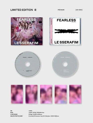 Le Sserafim: LE SSERAFIM - Fearless (Limited Edition B - CD + DVD)