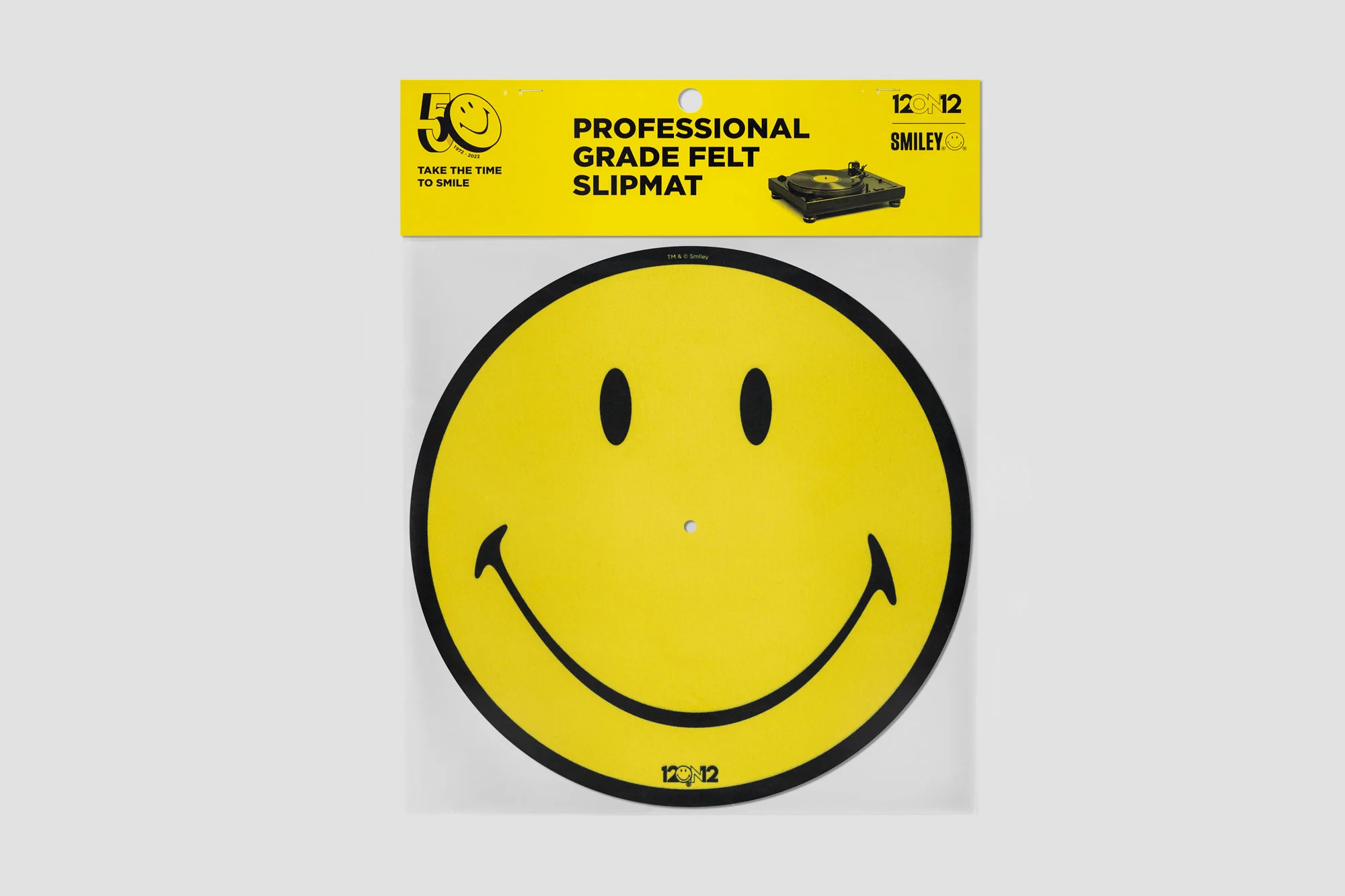 12on12 Smiley庐 50th Anniversary Picture Disc + Slipmat