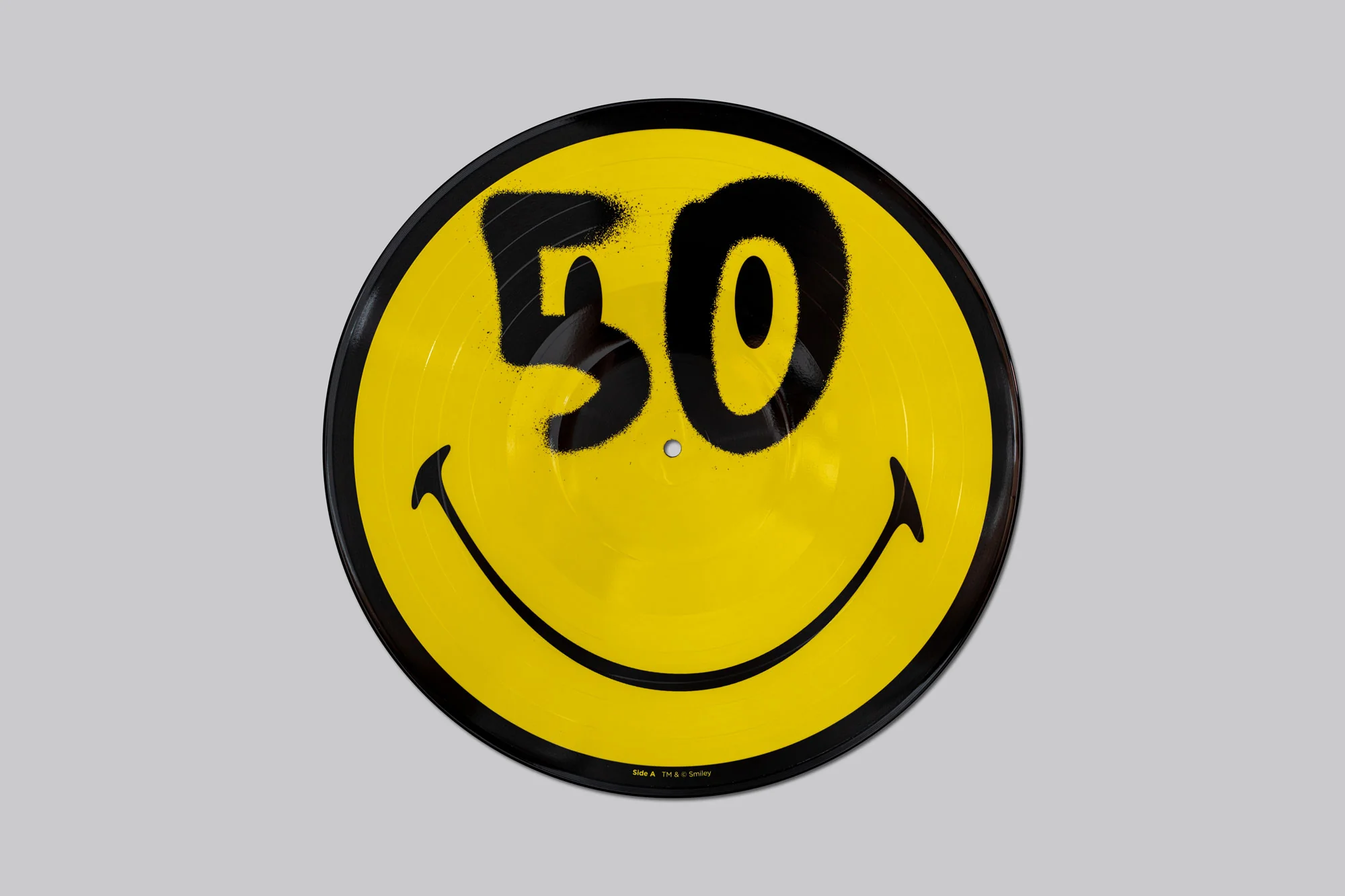 12on12 Smiley庐 50th Anniversary Picture Disc + Slipmat