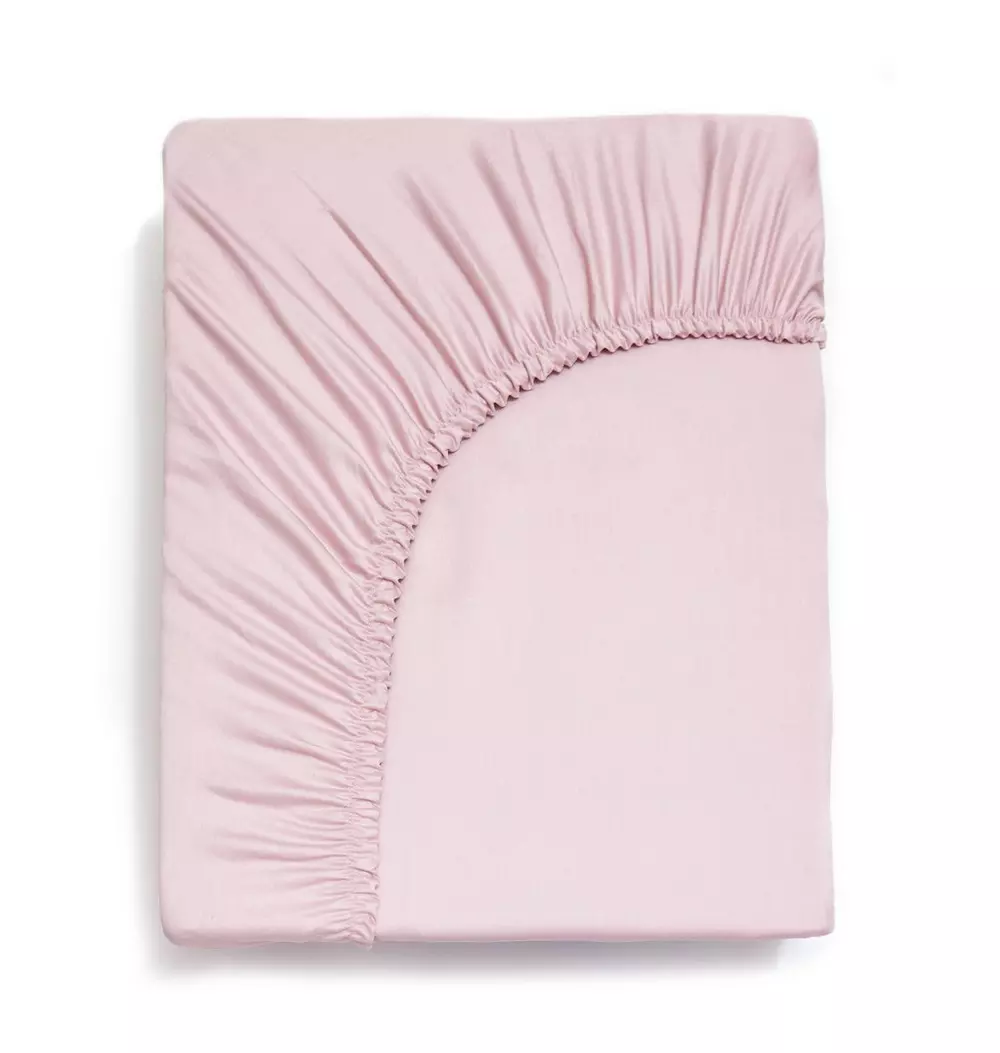 Solid Fitted Twin Sheet - Rose