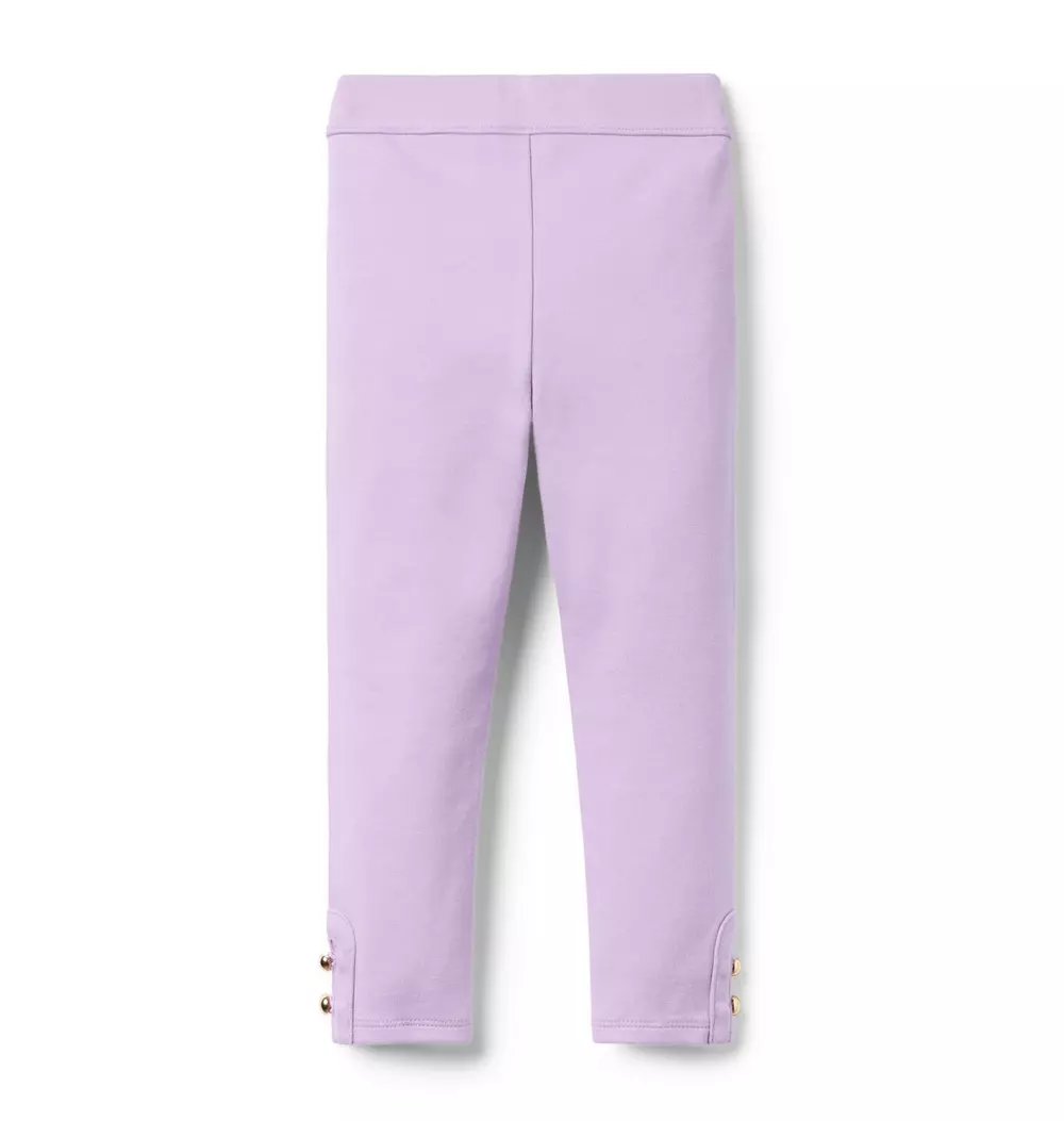Button Cuff Ponte Pant