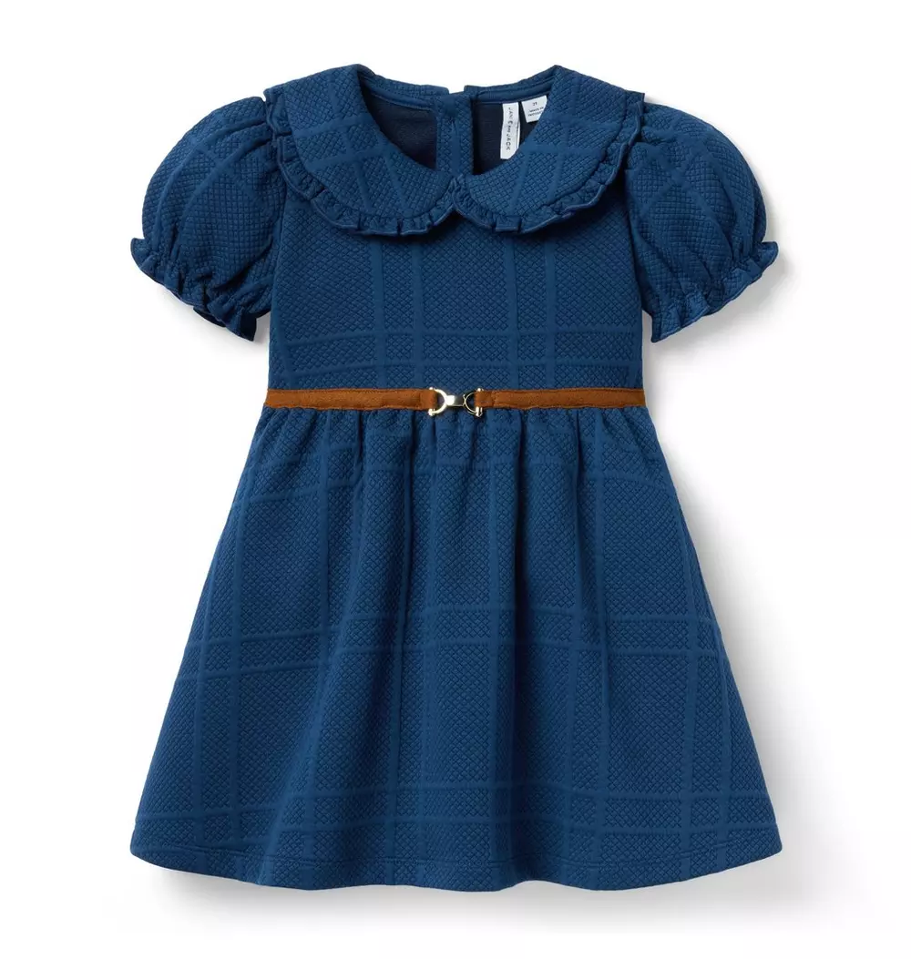 The Quilted Collared Equestrian Dress
