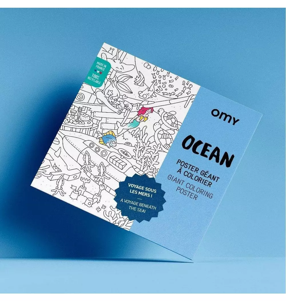 Giant Coloring Poster Ocean