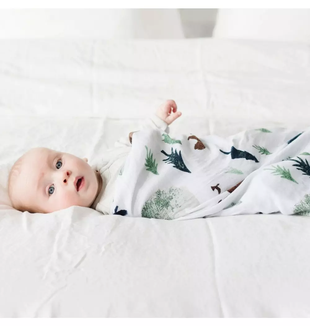 Bamboo Rayon Muslin Swaddle Yosemite