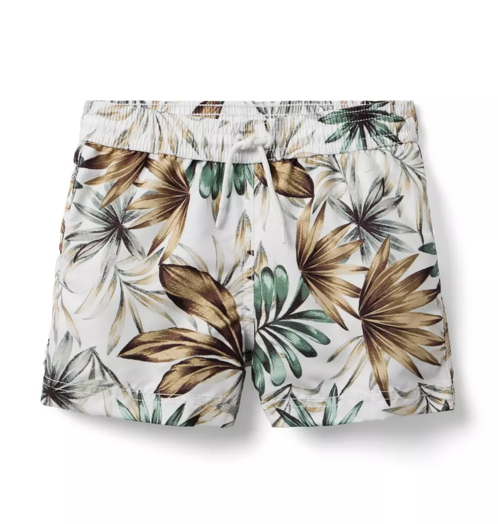 Recycled Leaf Swim Trunk