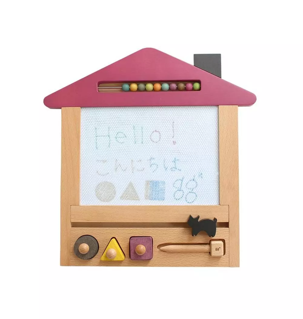 Reusable Wooden Drawing Board - Cat