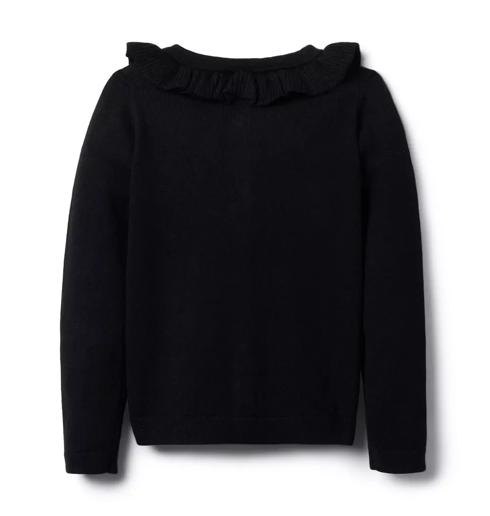 The Ruffle Collar Cardigan