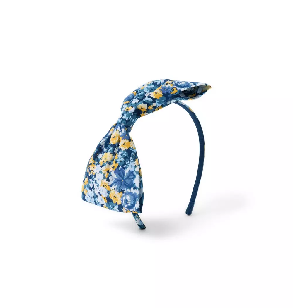 Floral Bow Headband