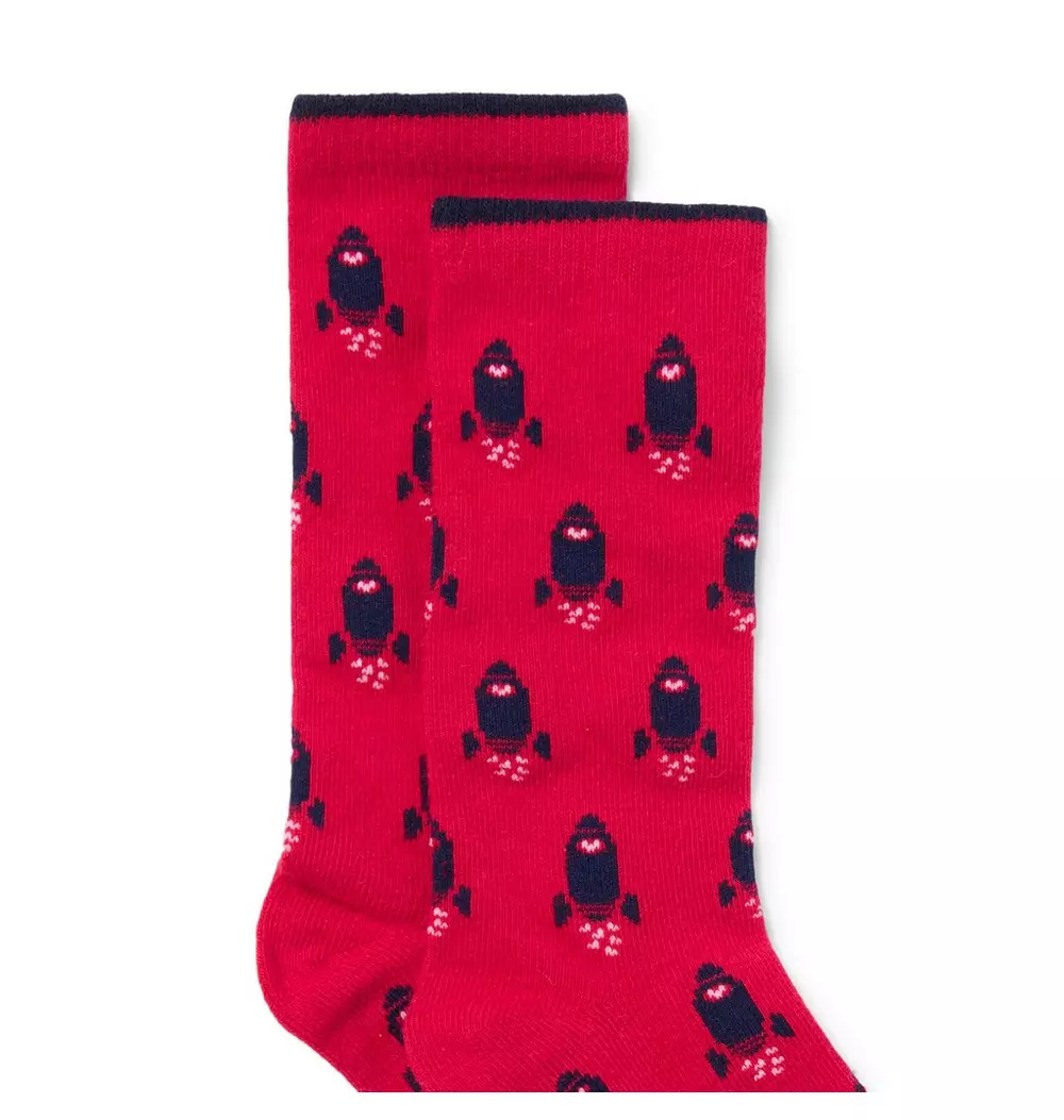 Rocket Heart Sock