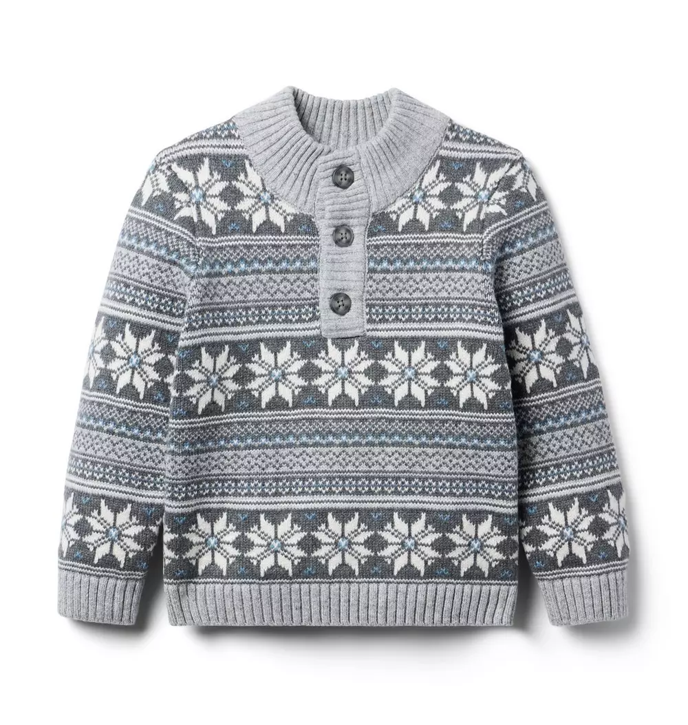 Snowflake Fair Isle Sweater