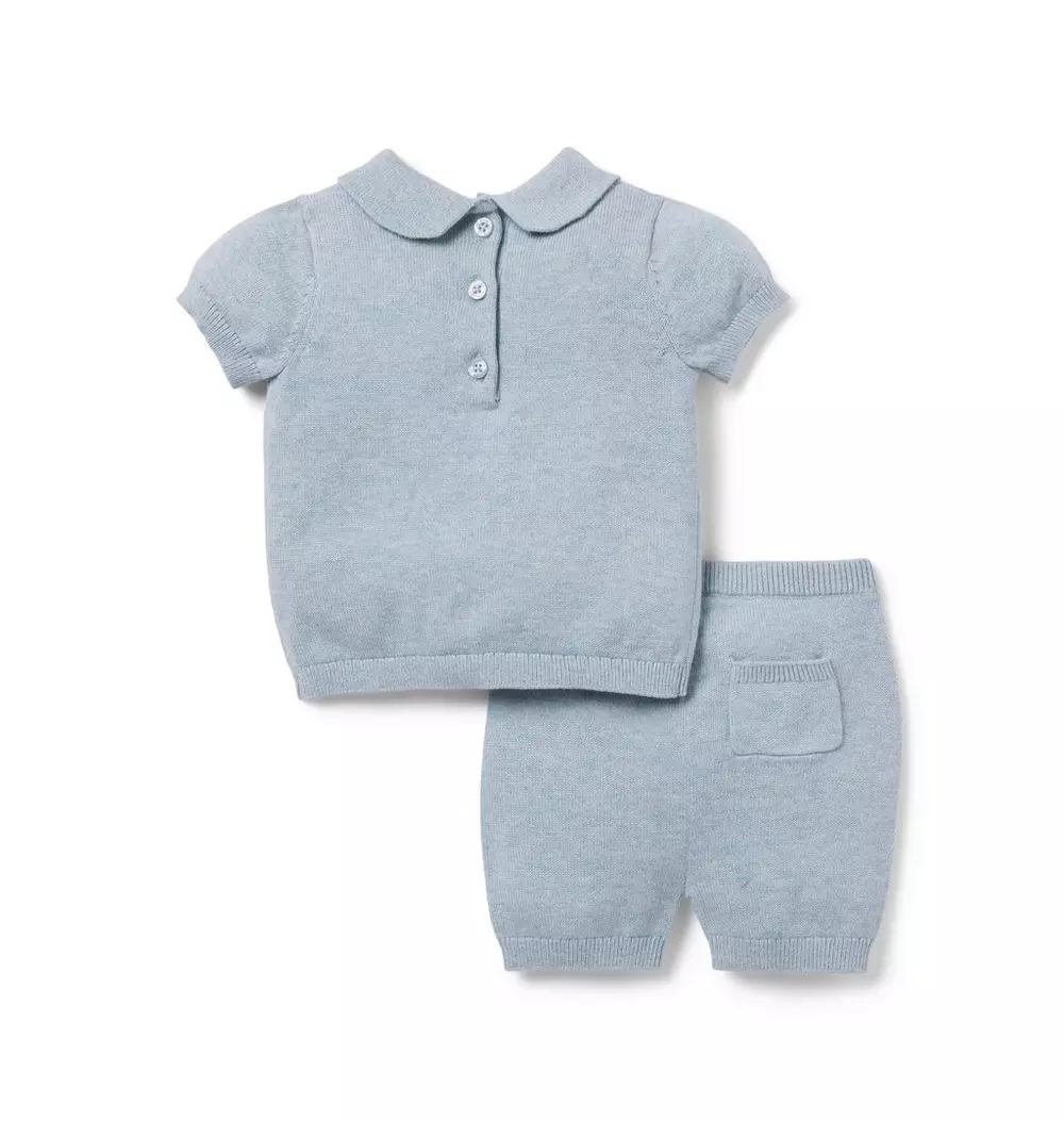 Baby Elephant Matching Sweater Set