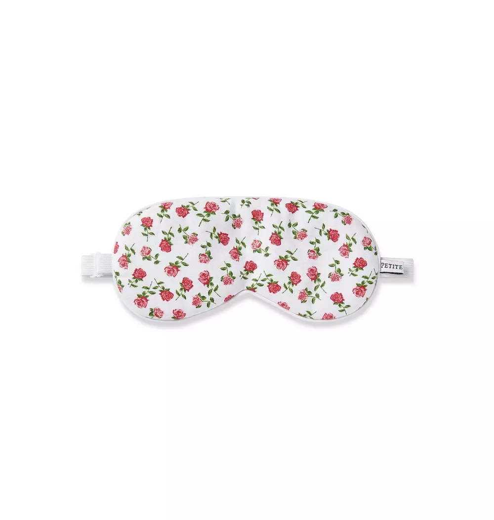 Adult's Twill Sleep Mask in Petite Petals