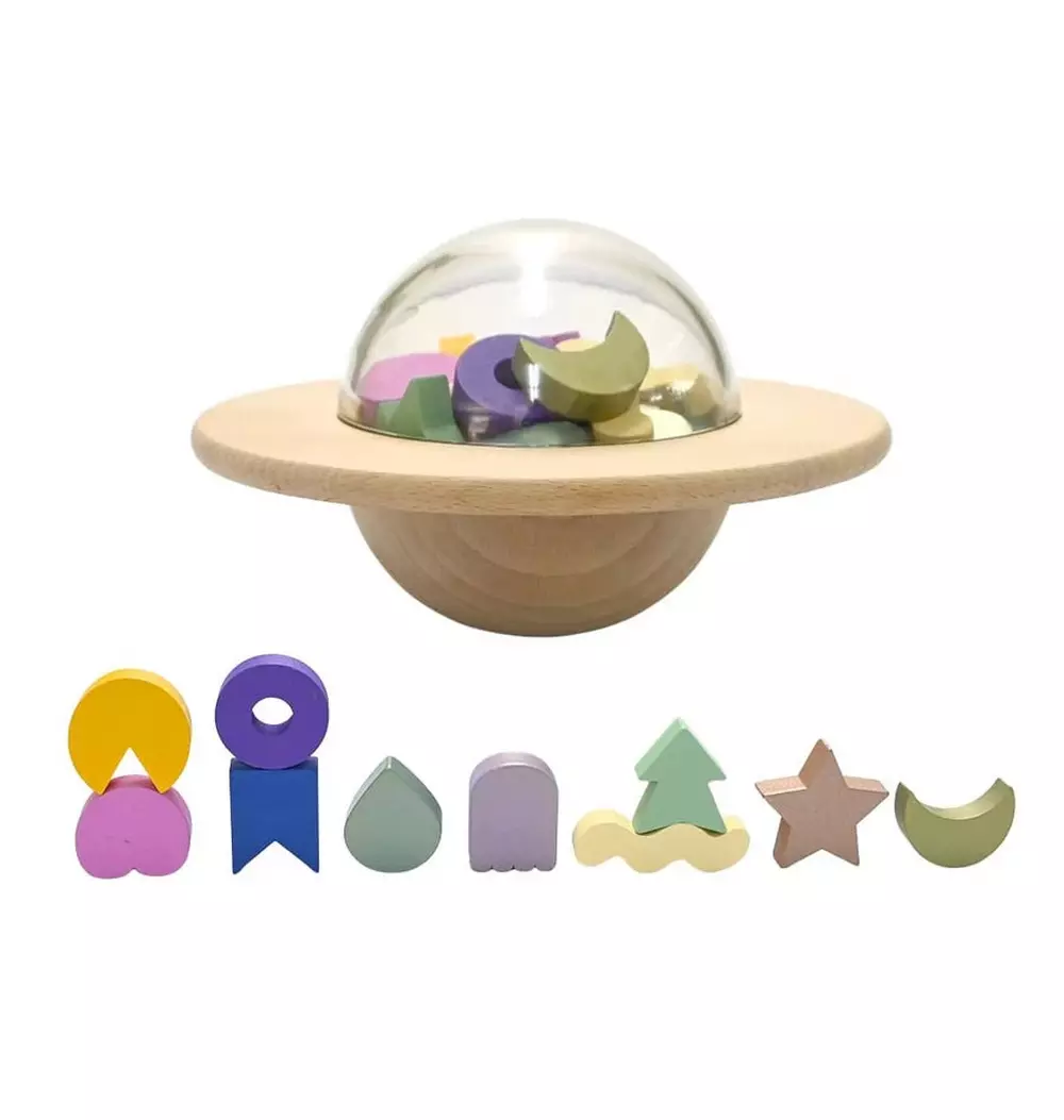 UFO Wooden Balance Game