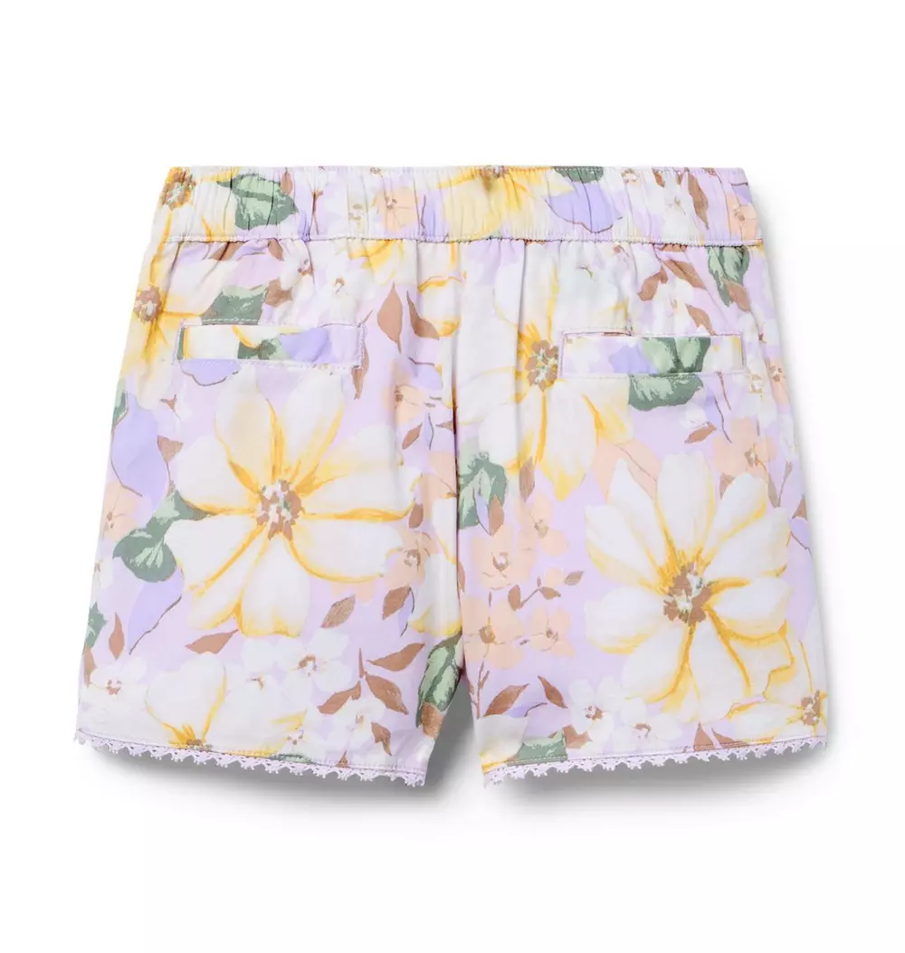 Floral Belt Short
