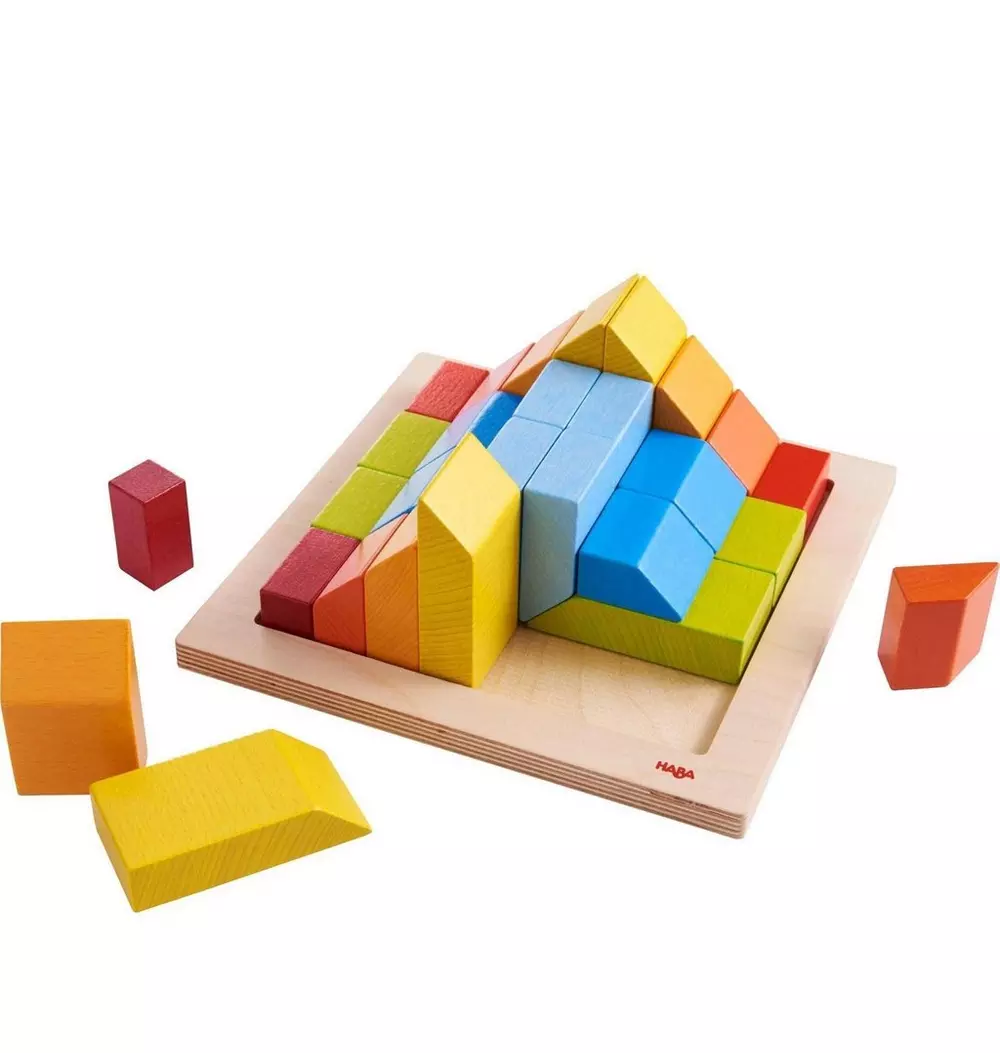 Creative Stones 3D Wooden Arranging Blocks