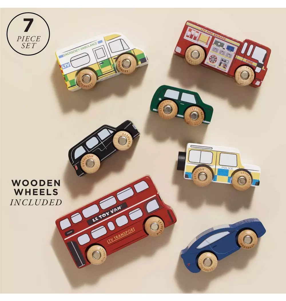 London Toy Car Set - 7 Piece