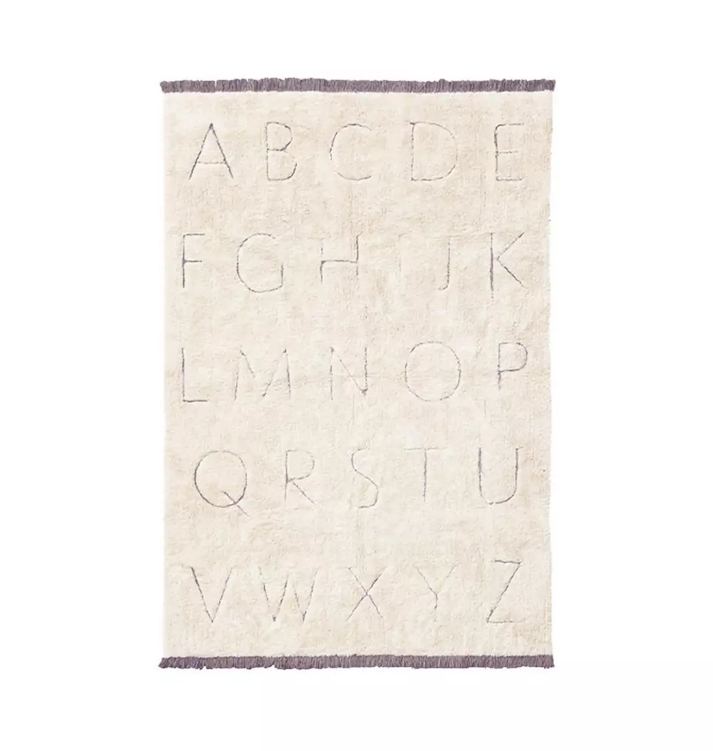 RugCycled Washable Rug ABC