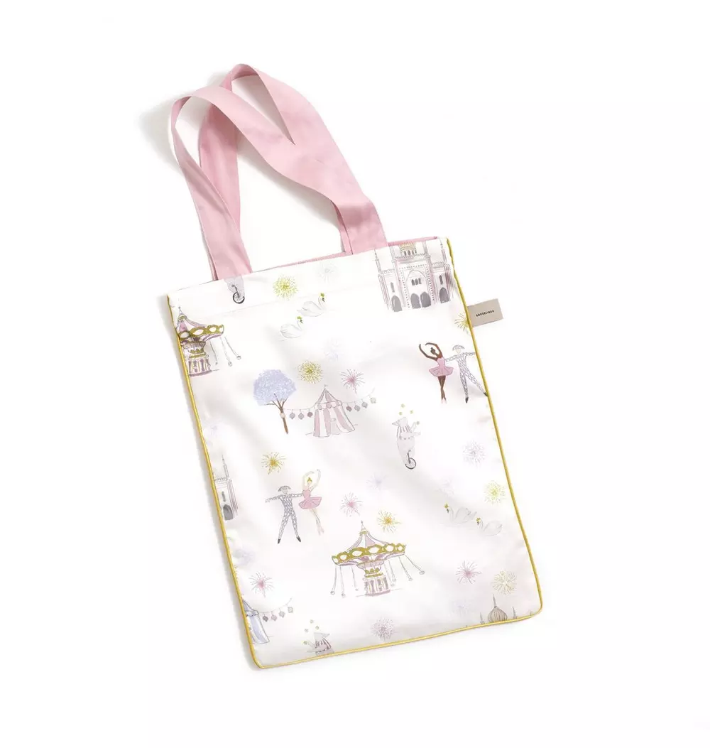 Adventures in Wonderland Crib Sheet - Rose