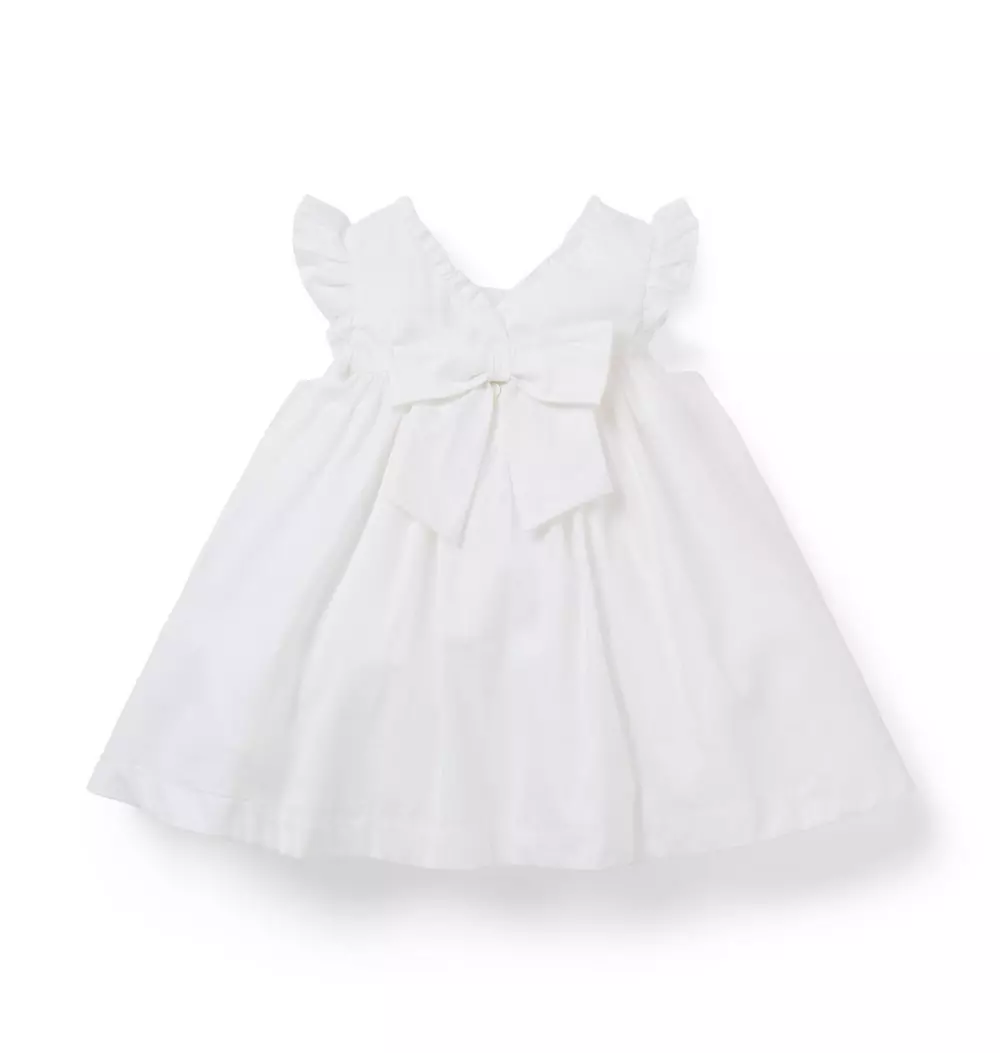 Baby Smocked Sateen Dress