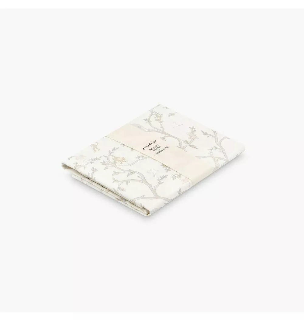 Animal Parade Swaddle - Ivory