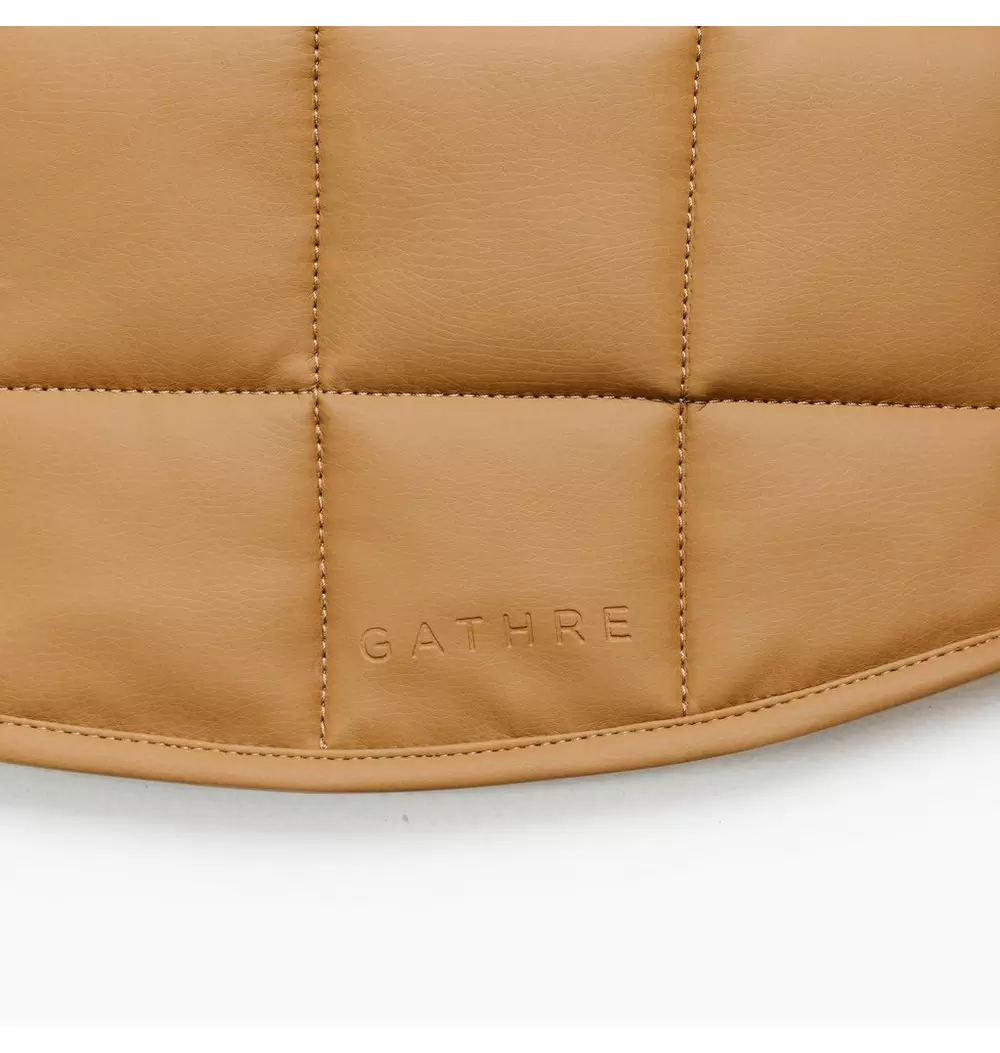 Camel Circle Quilted Mat