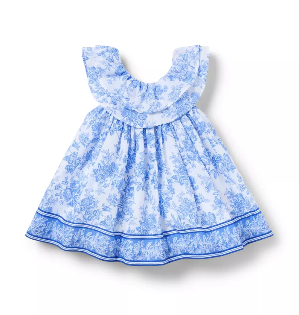 Baby Floral Border Dress