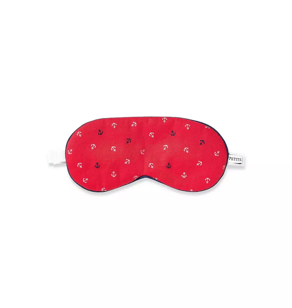 Adult's Twill Sleep Mask in Anchors Away