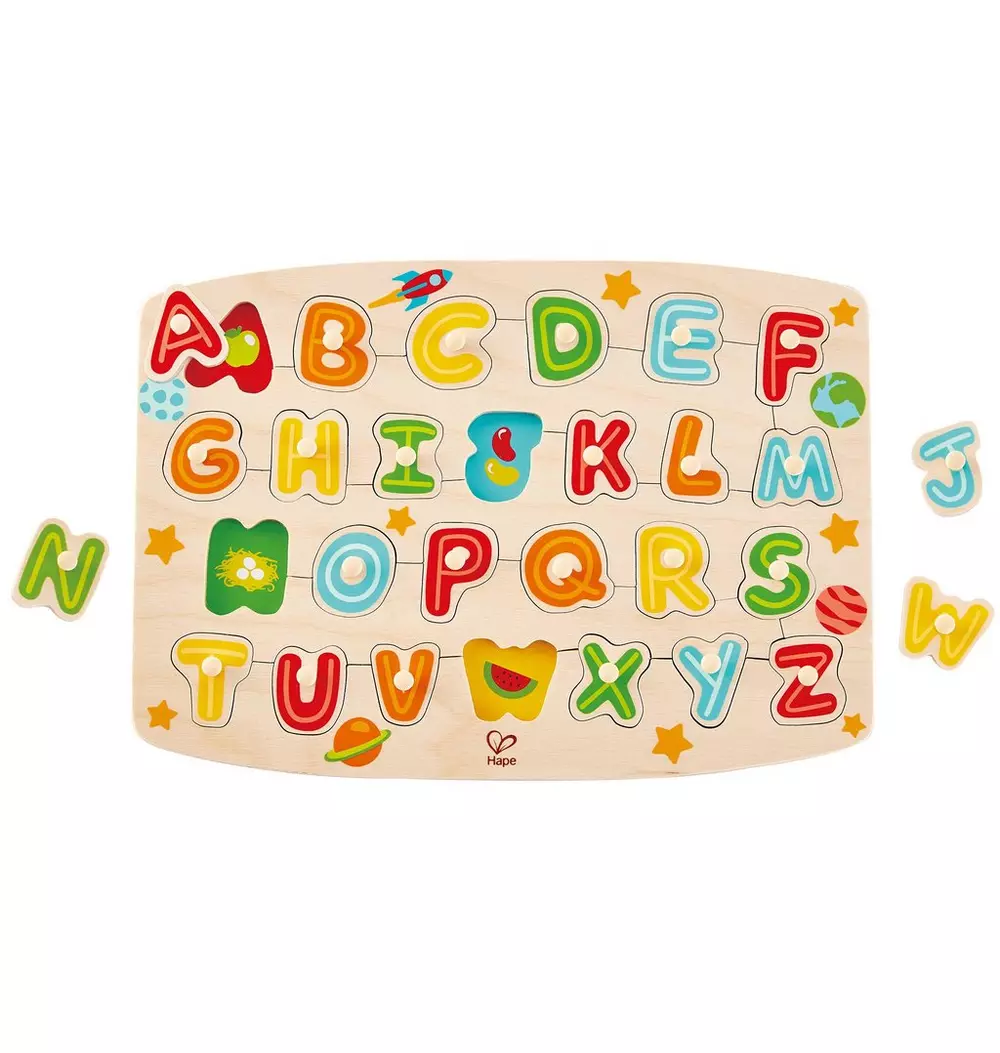 Peg Puzzle: ABC Picture
