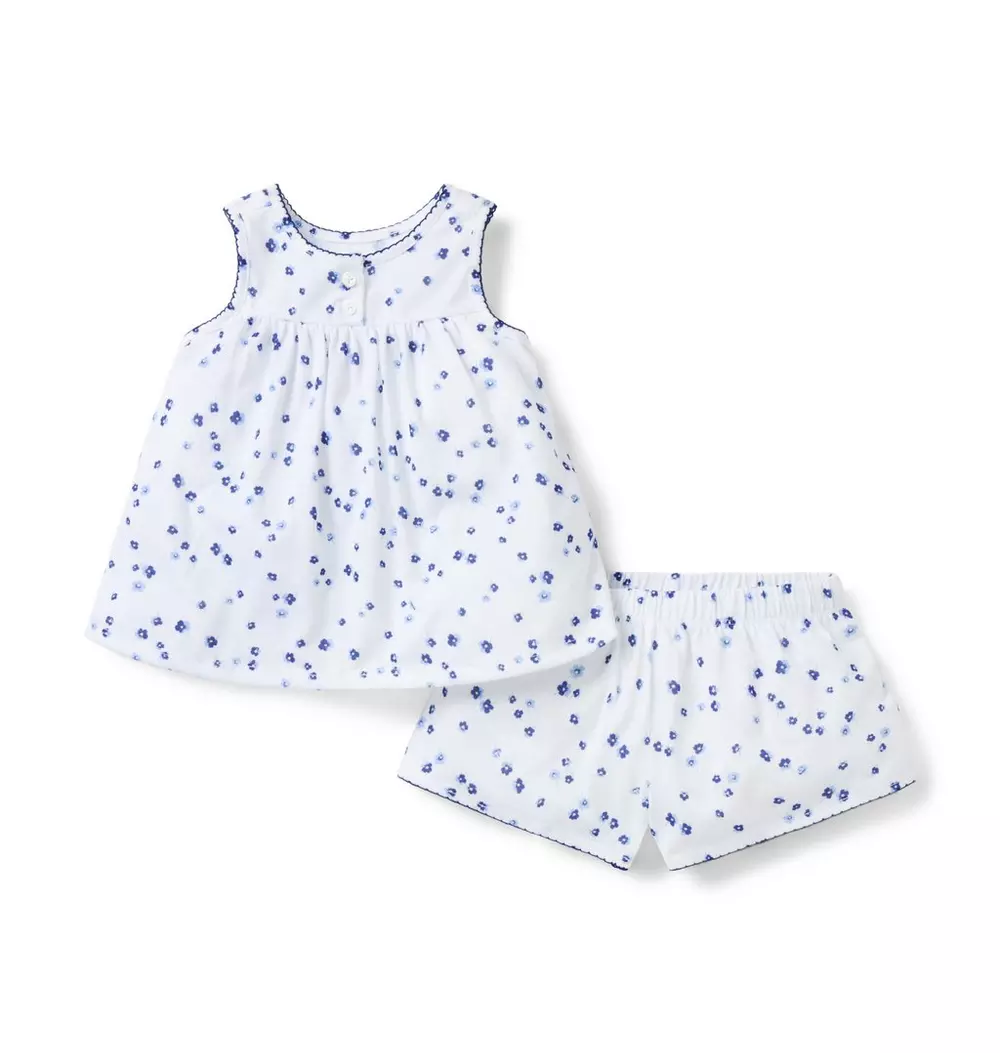 Good Night Floral Pajama Set