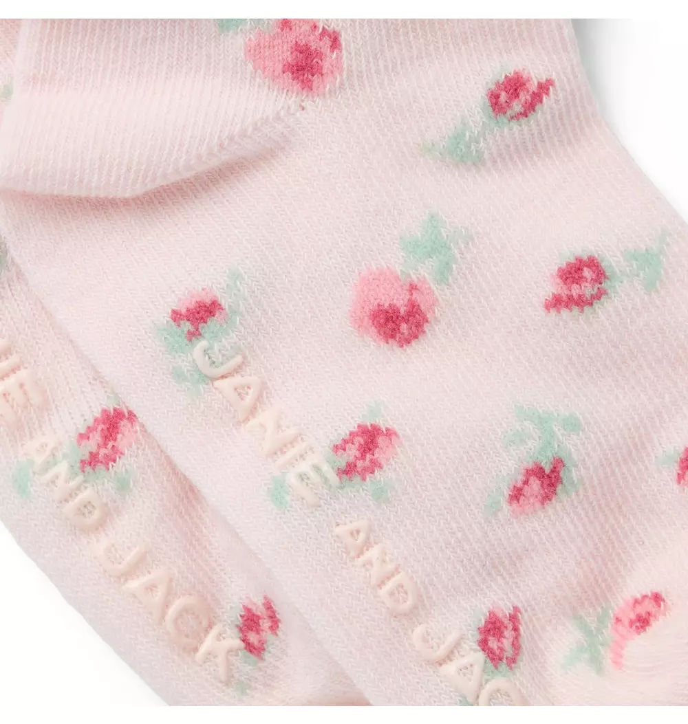 Baby Floral Foldover Sock