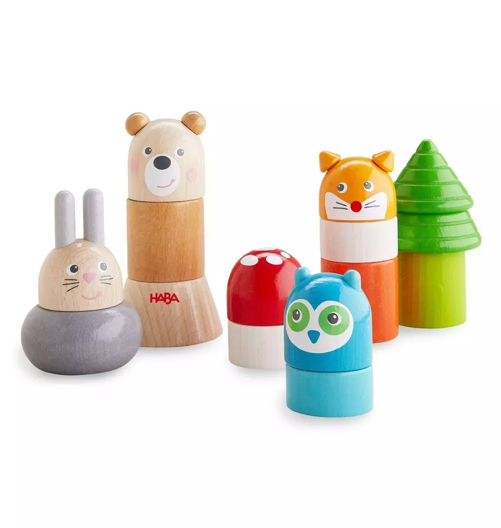 Forest Animals Wooden Stacking Toy