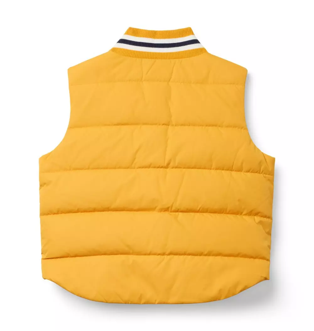 The Varsity Puffer Vest