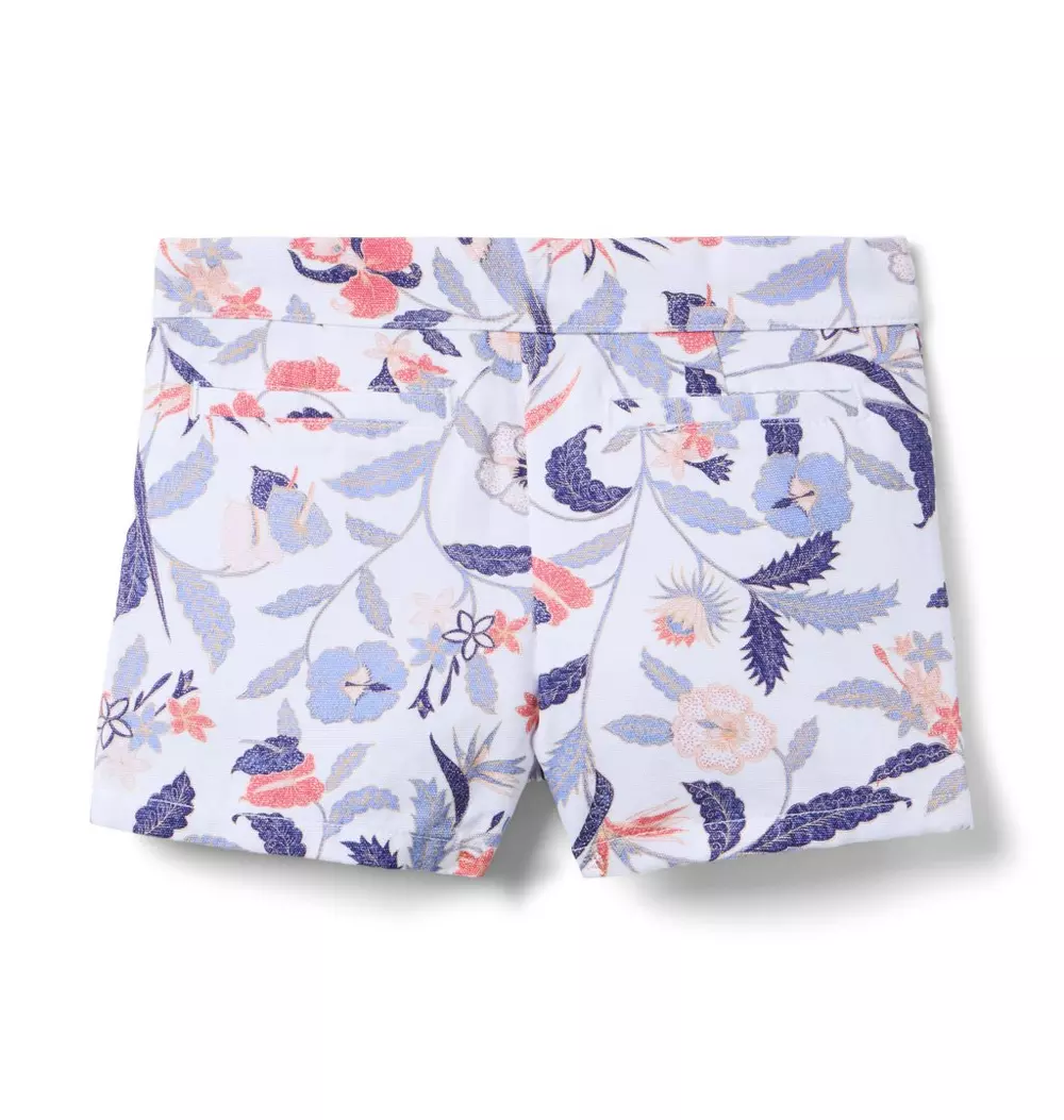 Floral Canvas Short