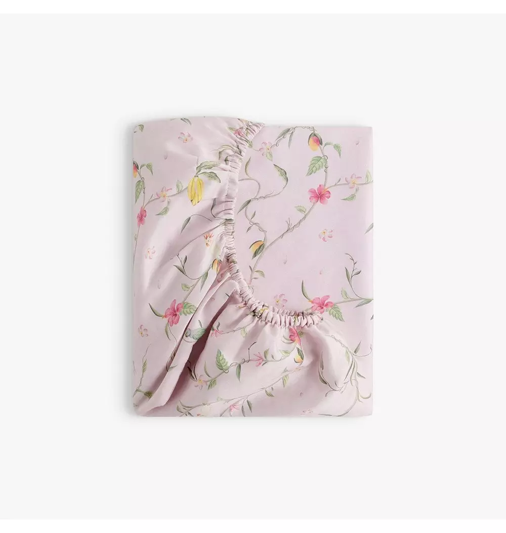 Dreaming of Paradise Crib Sheet- Ivory