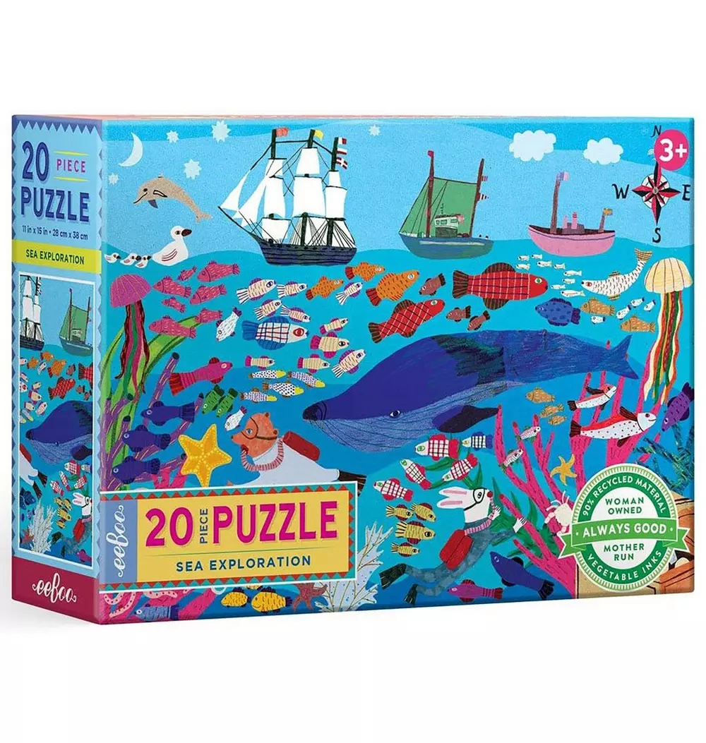 Sea Exploration 20 Piece Big Jigsaw Puzzle for Kids