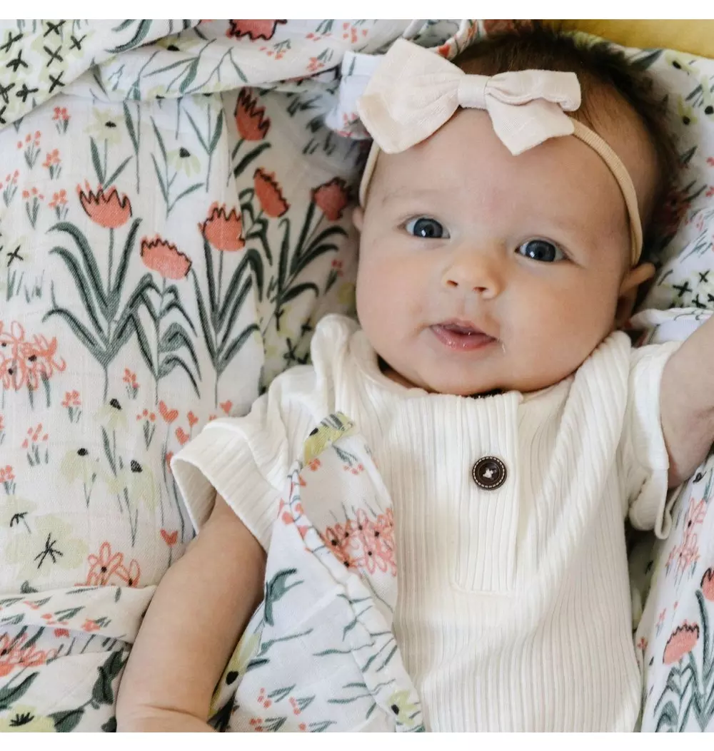 Bamboo Rayon Muslin Swaddle By Hope Roadside