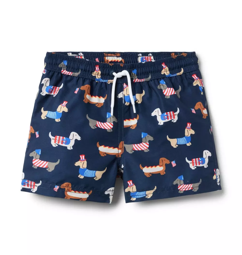 Americana Dog Swim Trunk