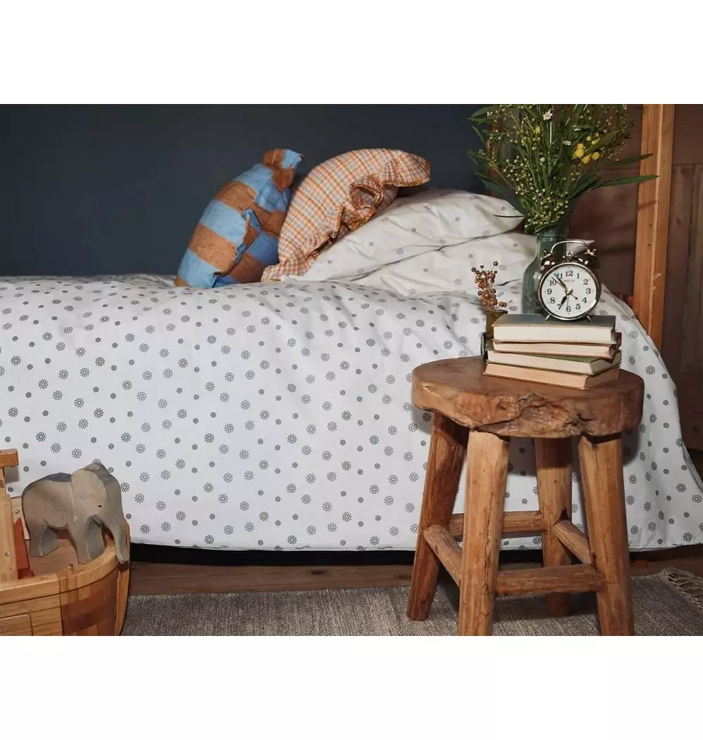 Organic Chamomile Bloom Duvet Cover