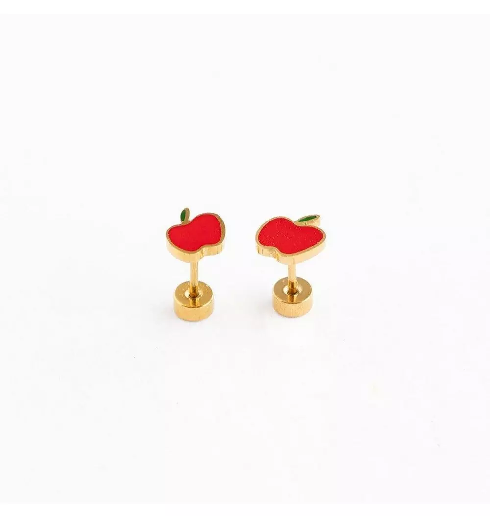 Apple Stud Earrings