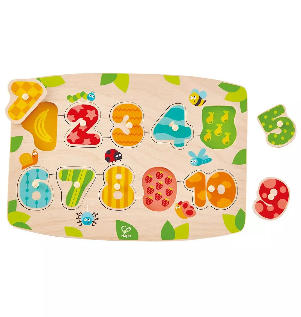Peg Puzzle: Fruity Numbers