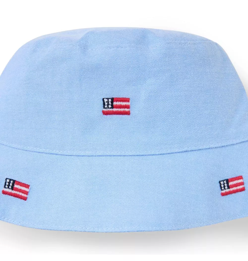 Baby Embroidered Flag Bucket Hat