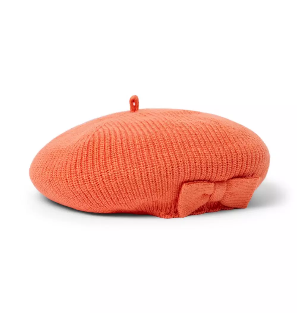 Sweater Bow Beret