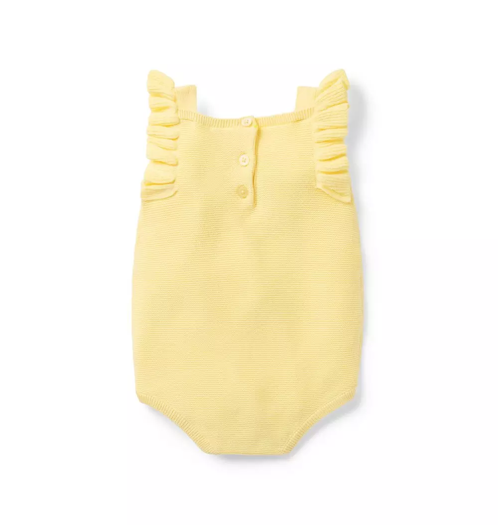 Baby Pointelle Ruffle Romper