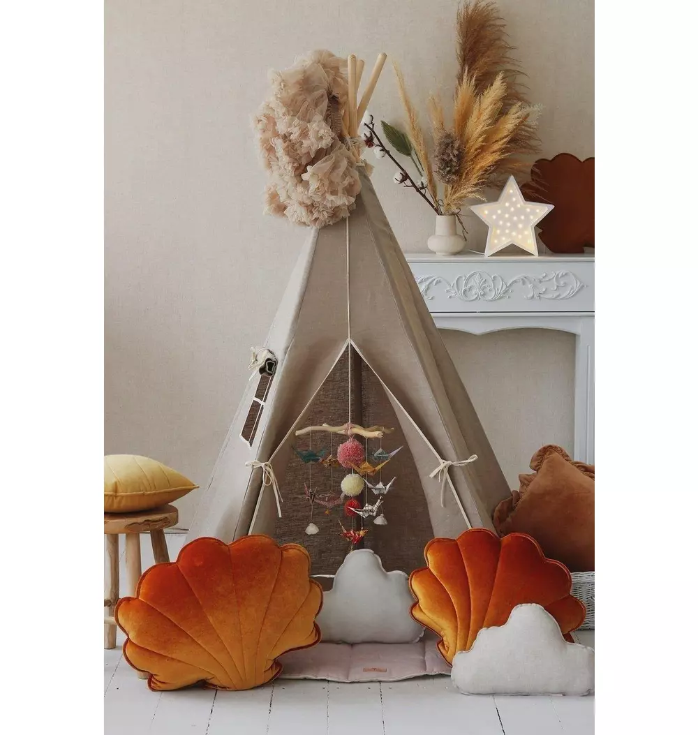 “Natural Linen” Teepee Tent