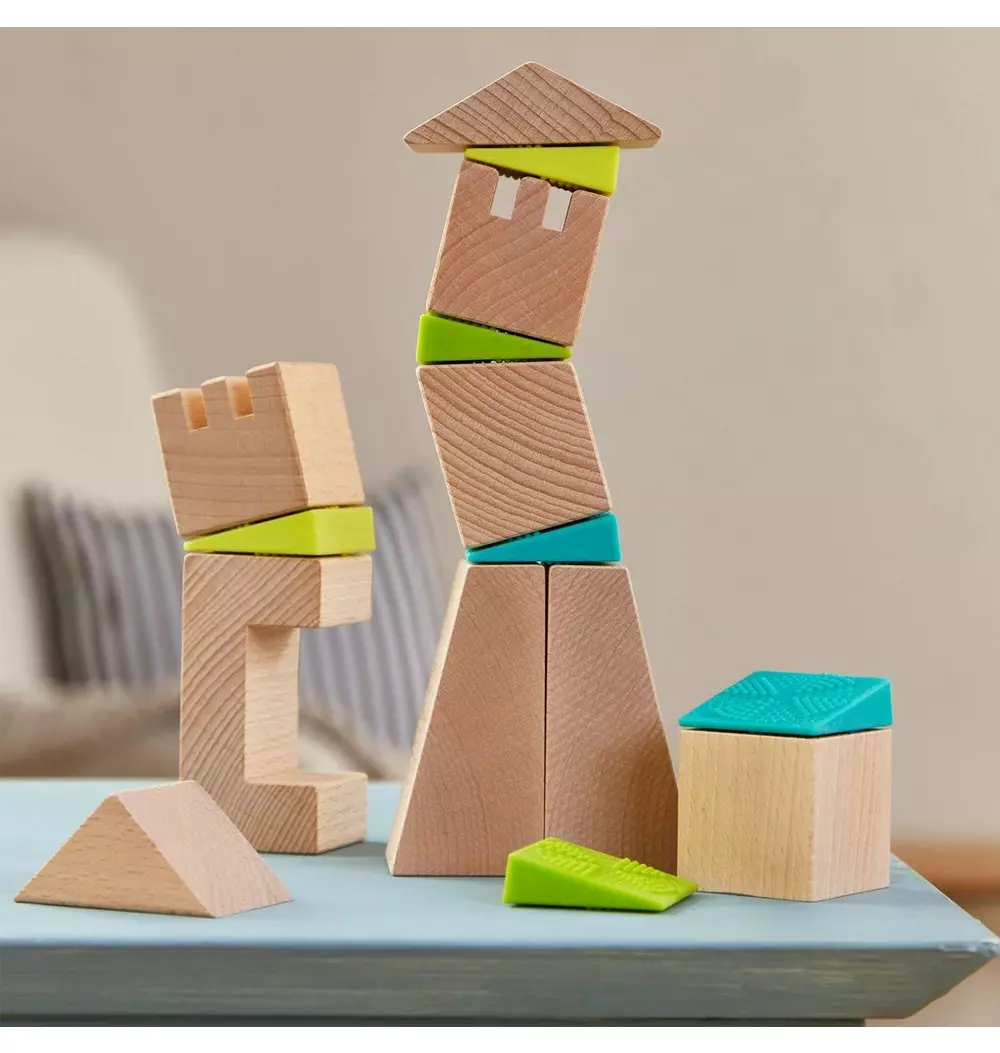 Crooked Towers Wooden Blocks