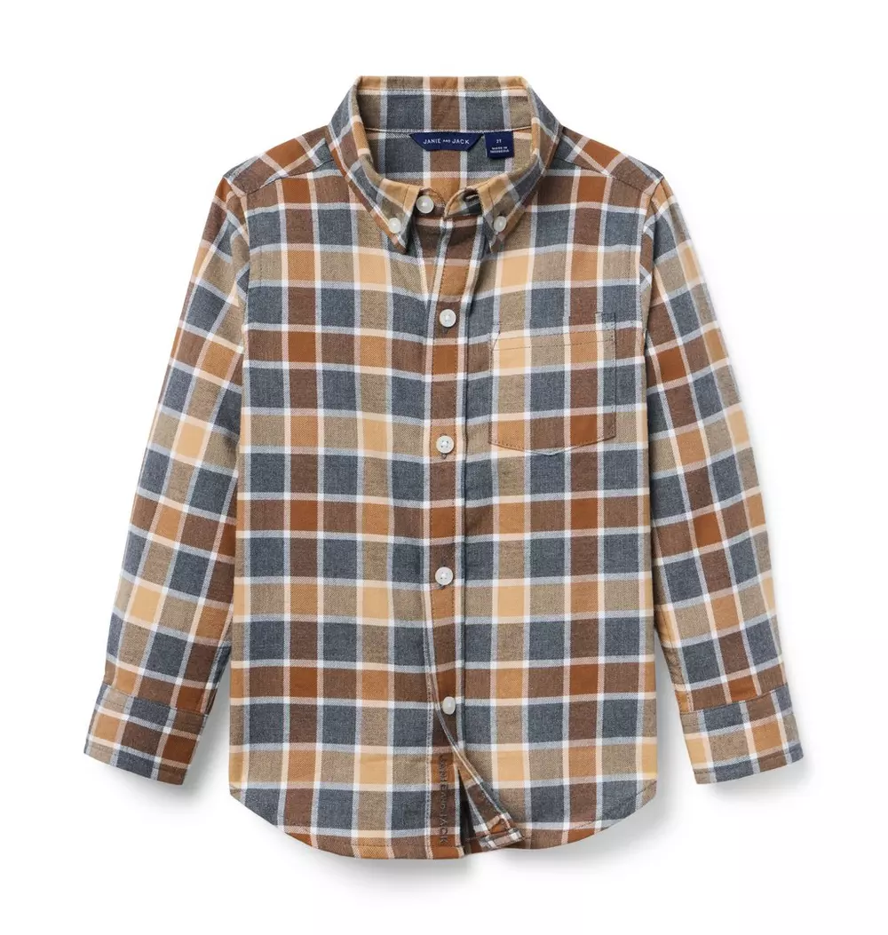 Plaid Flannel Shirt